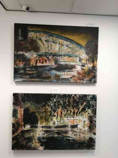 Artwork donated to the Adult Education Centre Leic